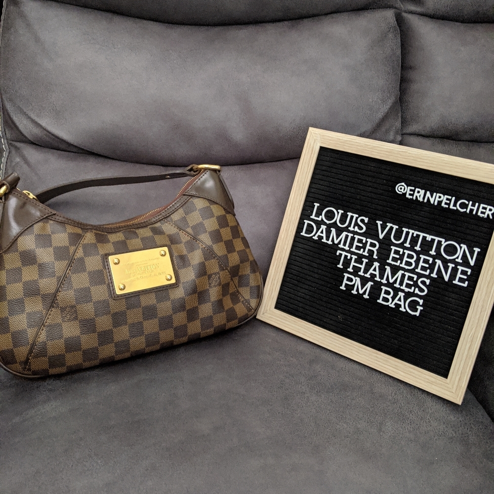 LV Damier Ebene Canvas Thames PM Bag